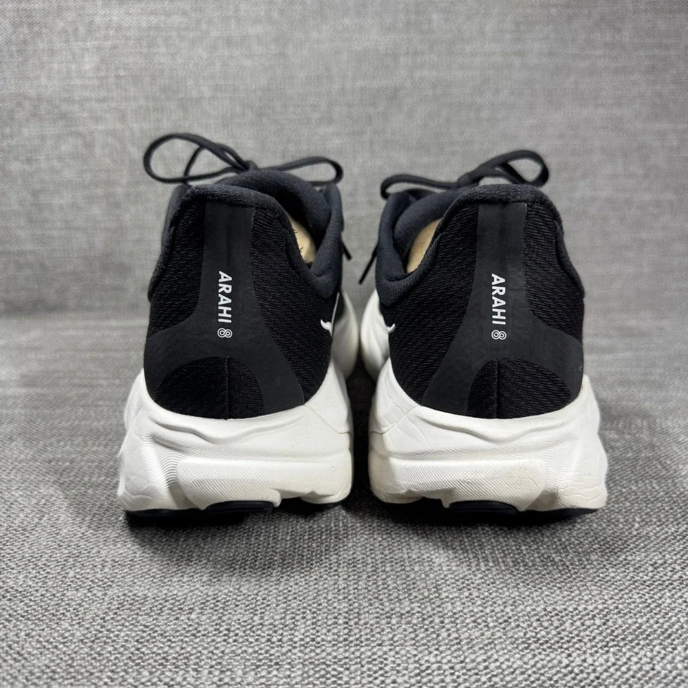 Hoka Arahi 8 Mens 11D Running Shoes Black White Stability Sneakers *No Insoles